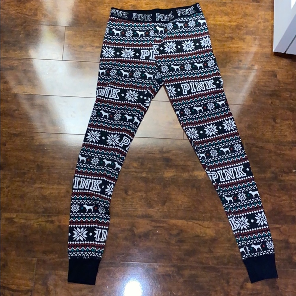 Victoria's Secret Pink Christmas Leggings
